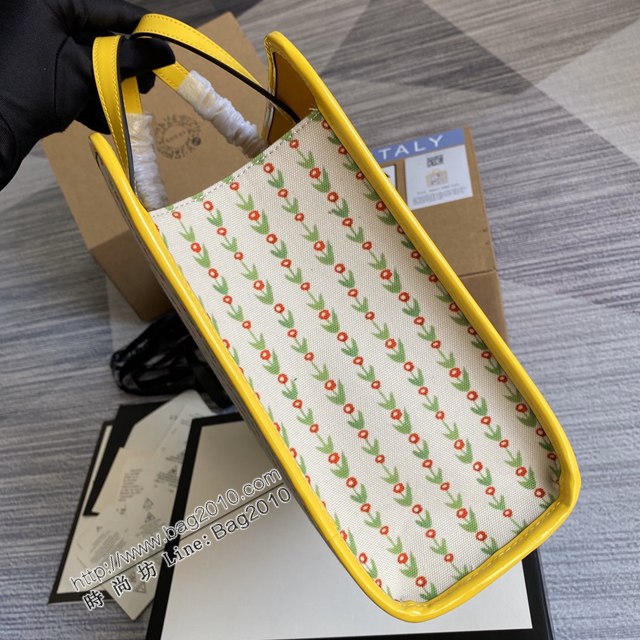 Gucci新款女包 古馳GG系列2021新款兒童托特購包購物袋 Gucci方形復古手提袋肩背包 605614  ydg3219